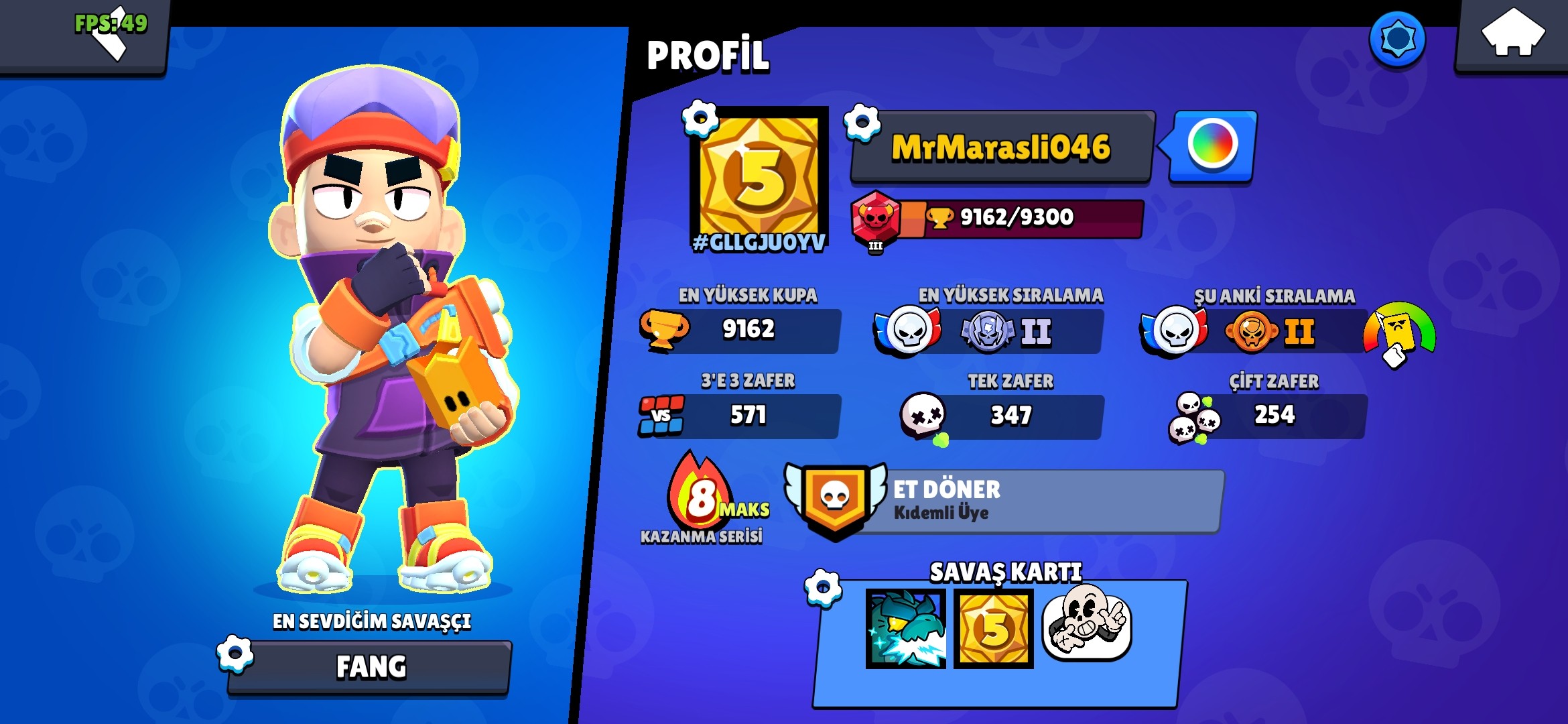 Brawl Stars Hesabım