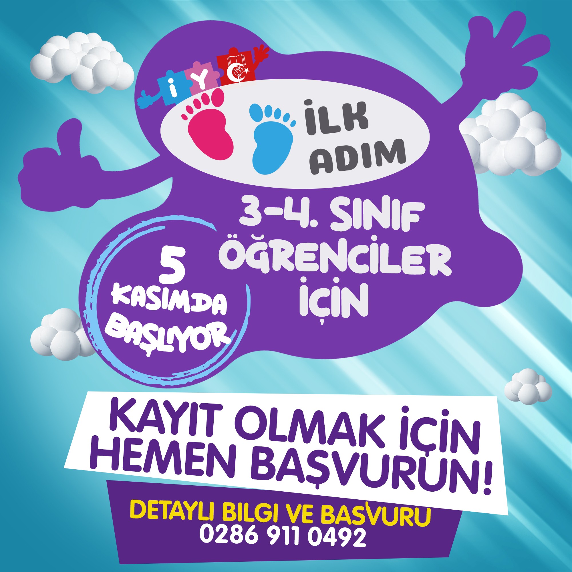 İYC İlk Adım Başvurusu (3. ve 4. Sınıflar için)