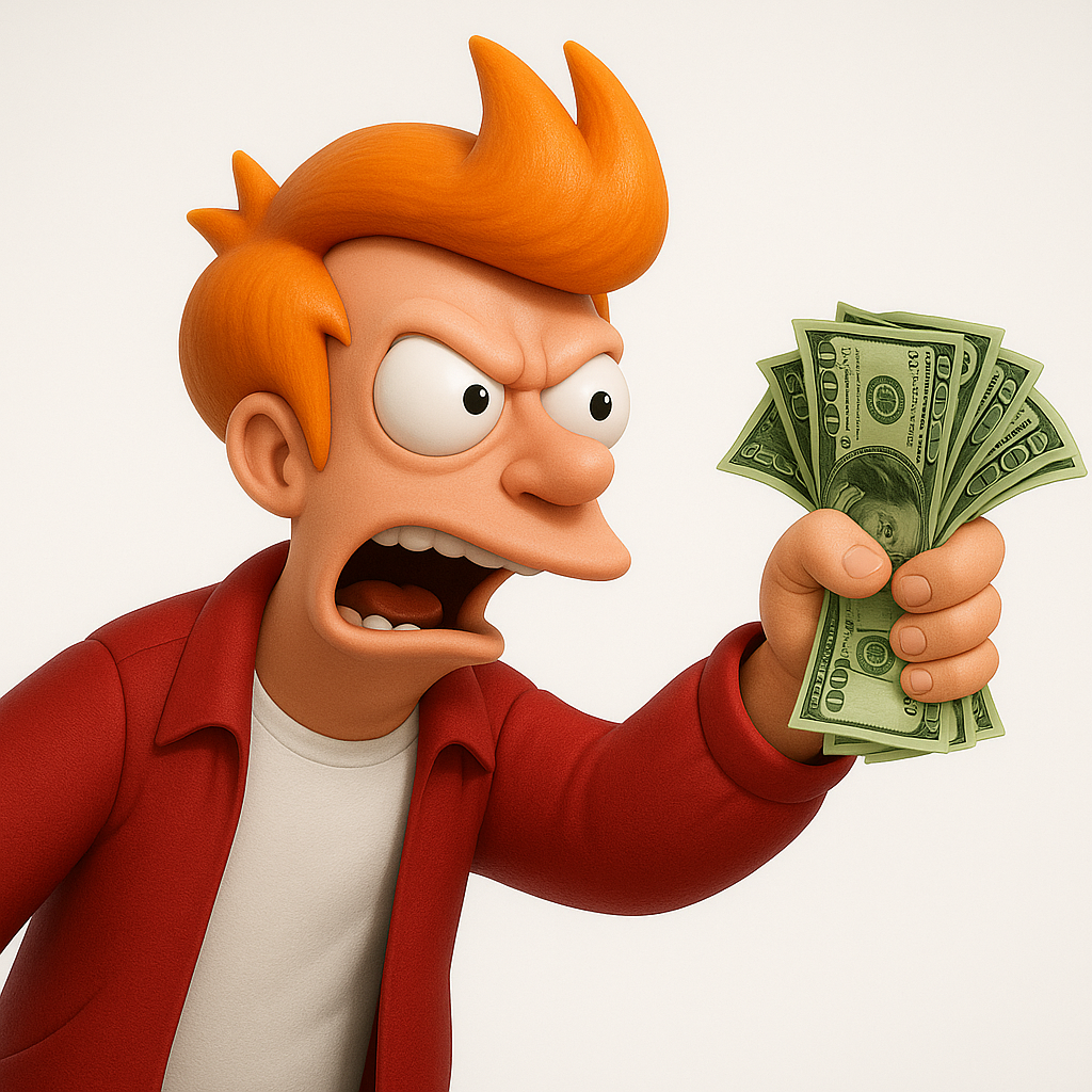 Shut up and take mymoney 3d model
