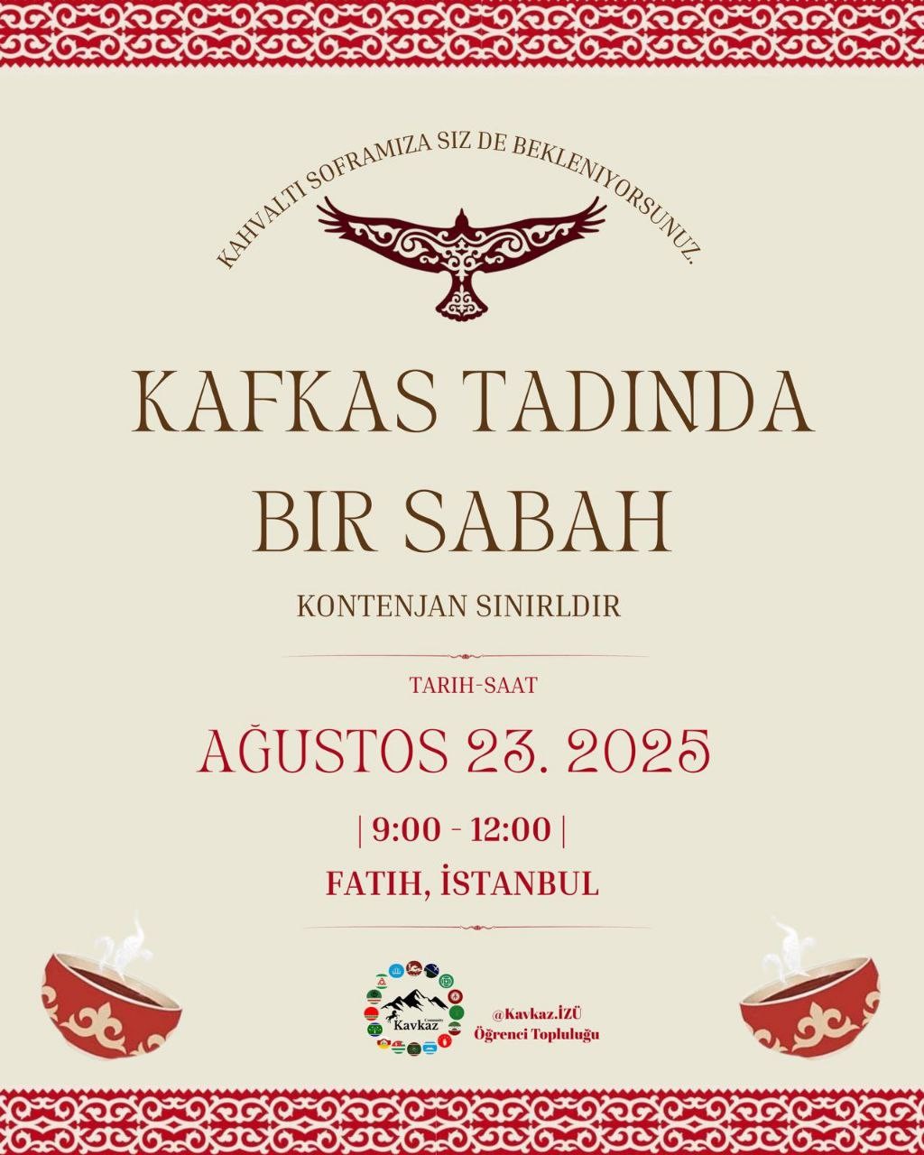 Kahvaltı Katılım Formu-Breakfast Event Participation Form