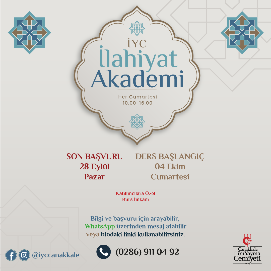 İlahiyat Akademisi Başvurusu